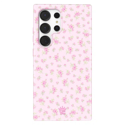 Dainty Pink Floral Samsung Case