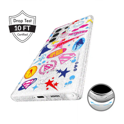 Supergirl Krypto Glitter Samsung Case
