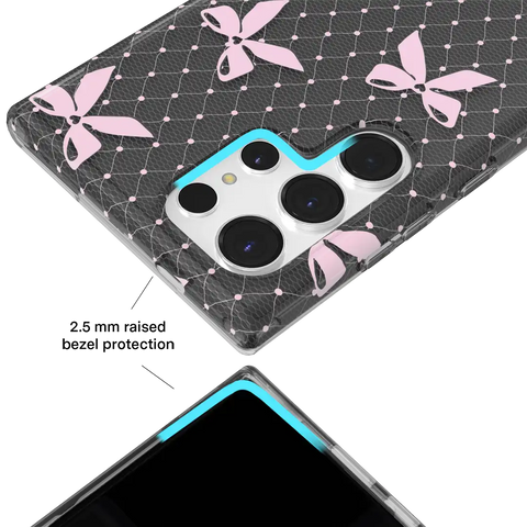 Lacy Pink Bows Samsung Case