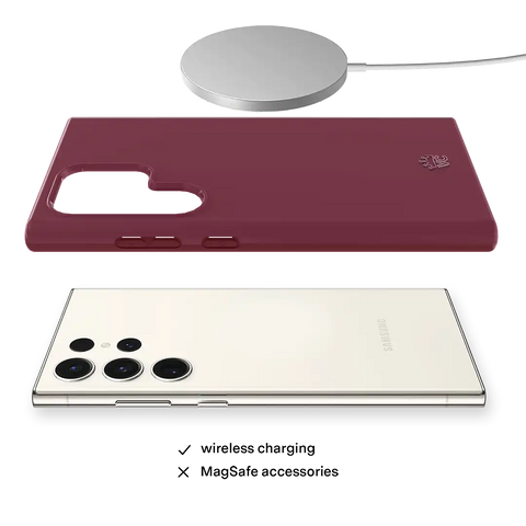 Burgundy 1990 Samsung Case