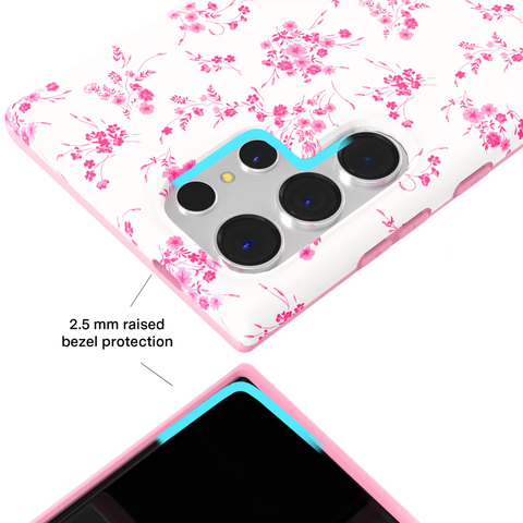 French Rose Floral Samsung Case