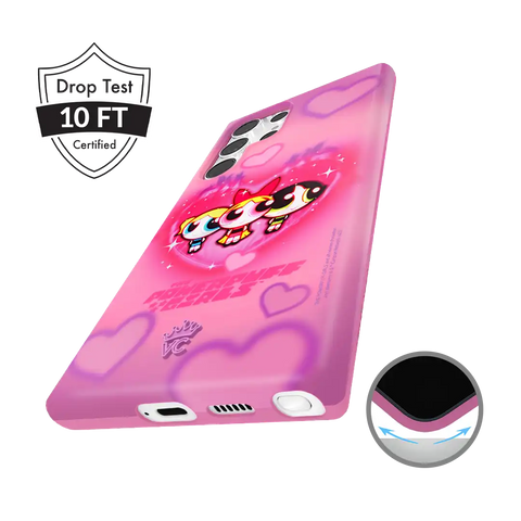 The Powerpuff Girls Airbrush Hearts Samsung Case