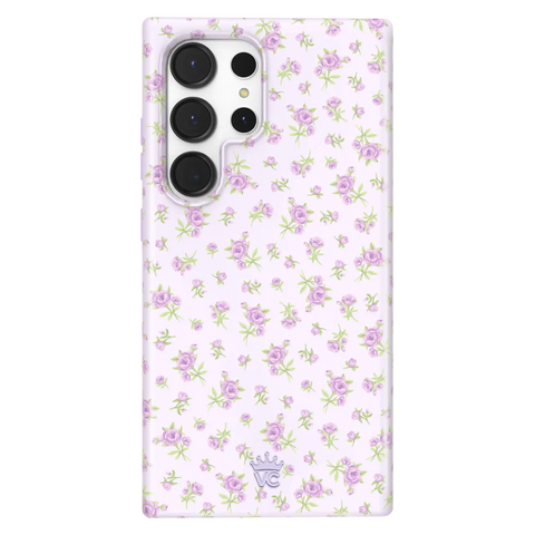 Dainty Lilac Floral Samsung Case