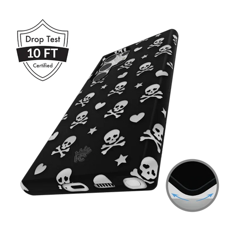 Chrome Skulls Samsung Case
