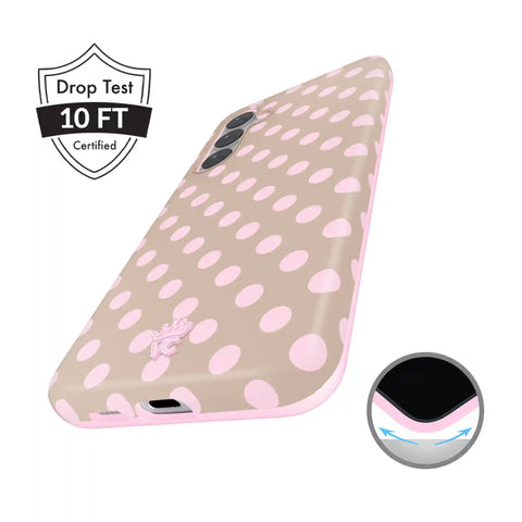 Brown Sugar Polka Dot Samsung Case