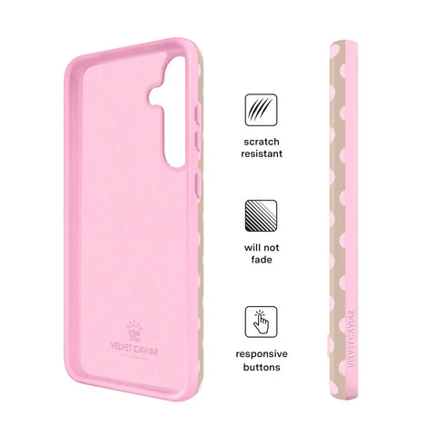 Brown Sugar Polka Dot Samsung Case