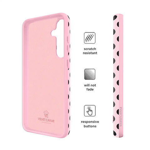 Princess Pink Polka Dot Samsung Case