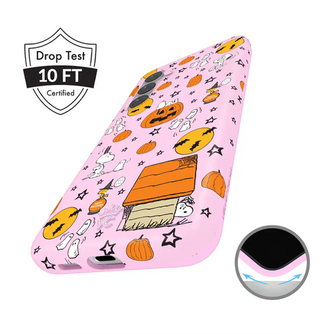 Snoopy Pink Pumpkins Samsung Case
