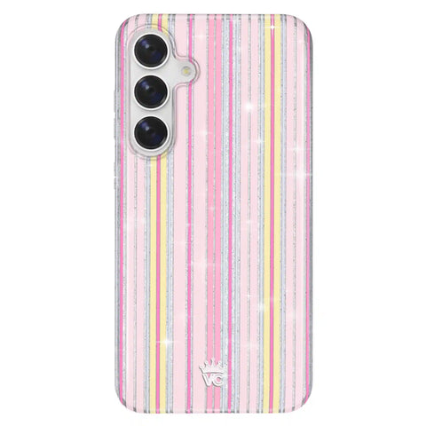 Sunkissed Stripes Glitter Samsung Case