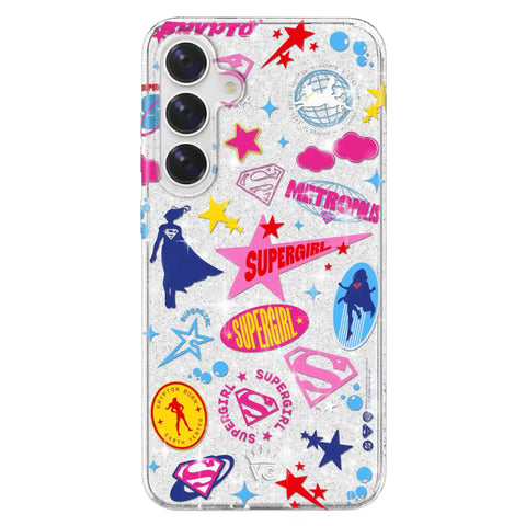 Supergirl Krypto Glitter Samsung Case