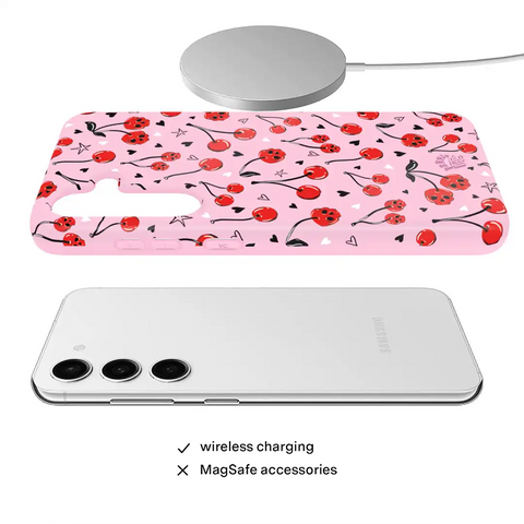 Sour Cherry Skulls Samsung Case