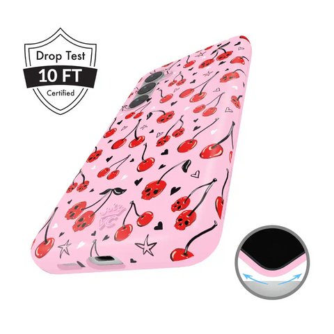Sour Cherry Skulls Samsung Case