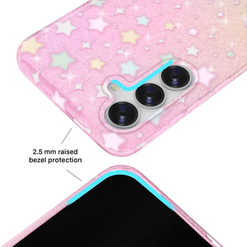 Falling Star Glitter Samsung Case