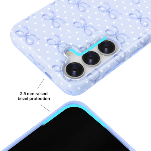 Lovely Blue Bows Samsung Case