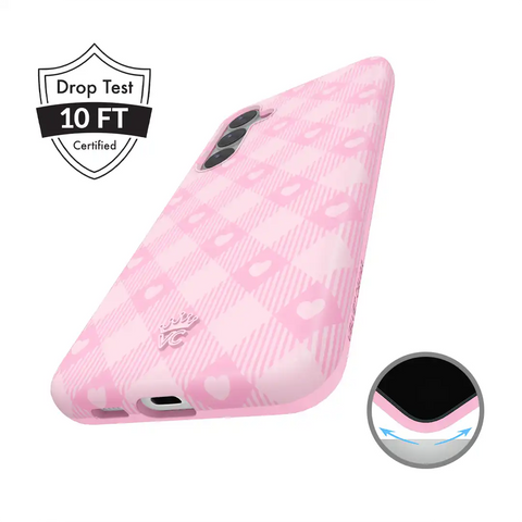 Dolly Pink Gingham Samsung Case