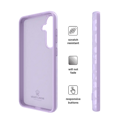 Lilac Leopard Samsung Case