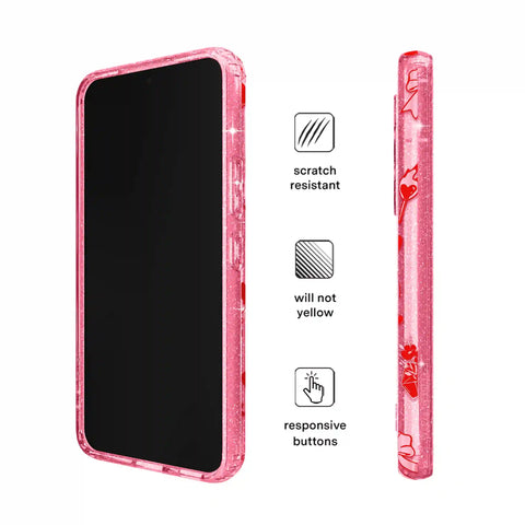 Be Mine Glitter Samsung Case