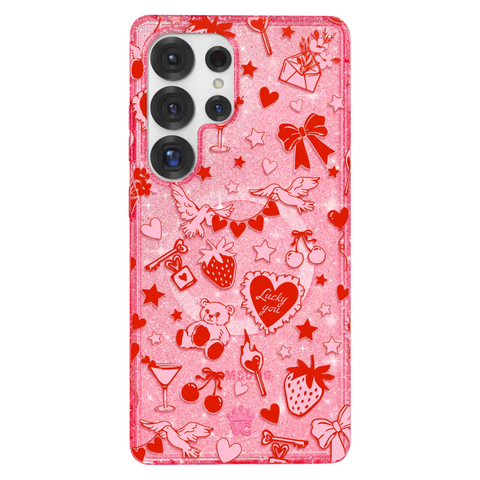 Be Mine Glitter Samsung Case