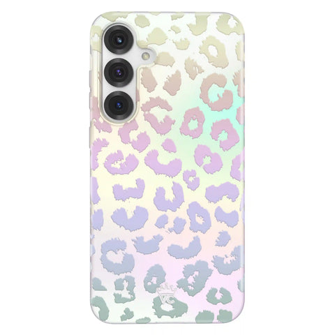 White Opal Leopard Samsung Case
