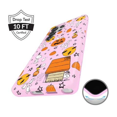 Snoopy Pink Pumpkins Samsung Case