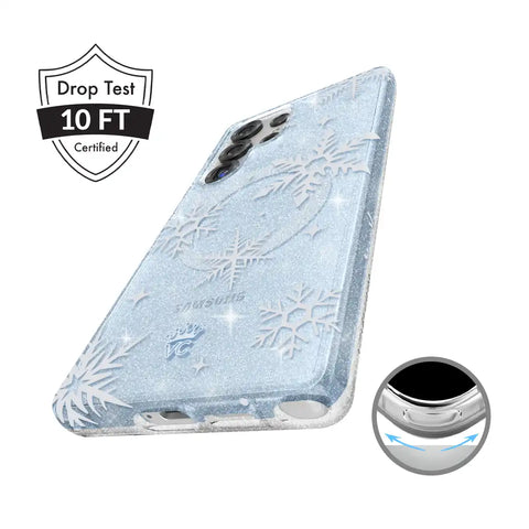 Snow Angel Glitter Samsung Case