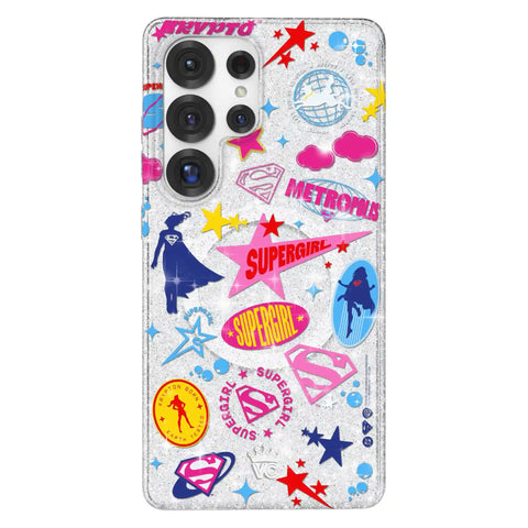 Supergirl Krypto Glitter Samsung Case