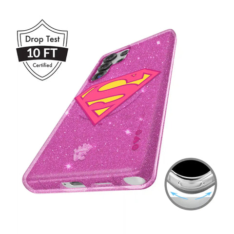 Supergirl Stardust Glitter Samsung Case