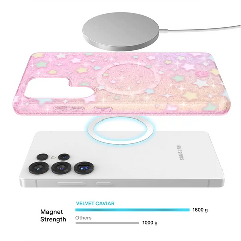 Falling Star Glitter Samsung Case