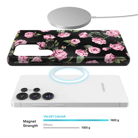 Pink Rose Floral Samsung Case