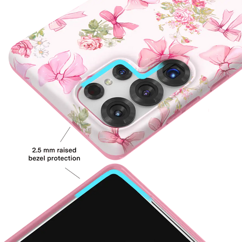 Posie Pink Bow Samsung Case