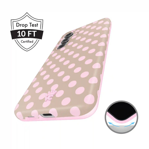 Brown Sugar Polka Dot Samsung Case