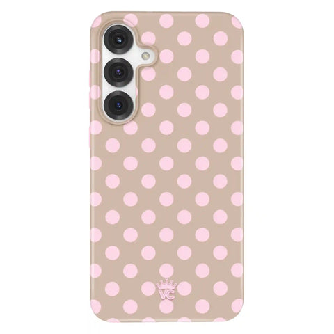 Brown Sugar Polka Dot Samsung Case