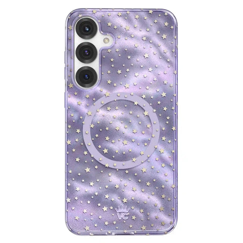 Lilac Celestial Stars Samsung Case