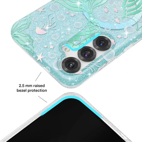 Mermaid Glitter Holo Samsung Case
