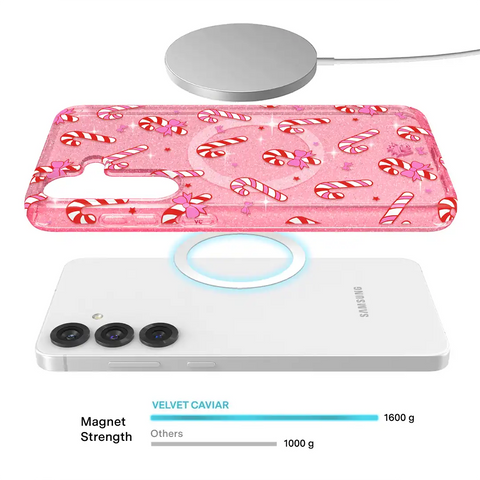 Pink Peppermint Princess Samsung Case