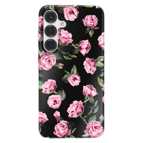 Pink Rose Floral Samsung Case