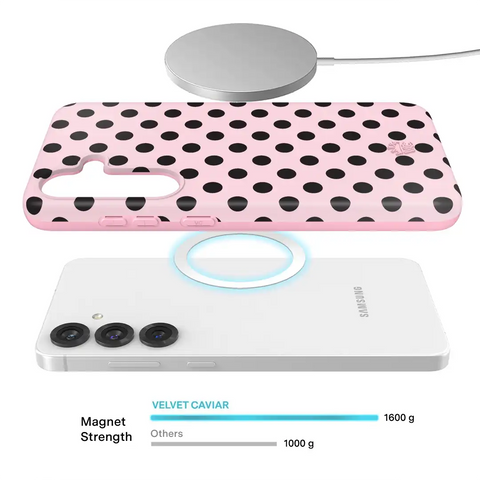 Princess Pink Polka Dot Samsung Case