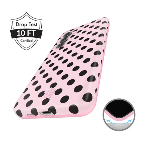 Princess Pink Polka Dot Samsung Case