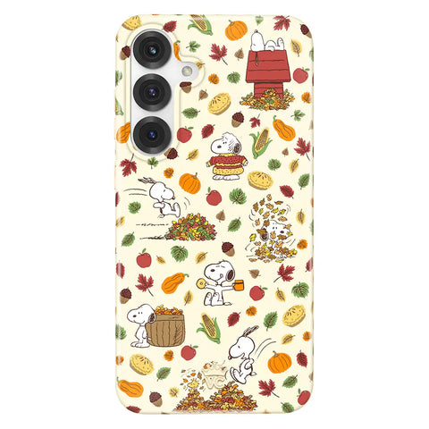 Snoopy Autumn Leaves Samsung Case