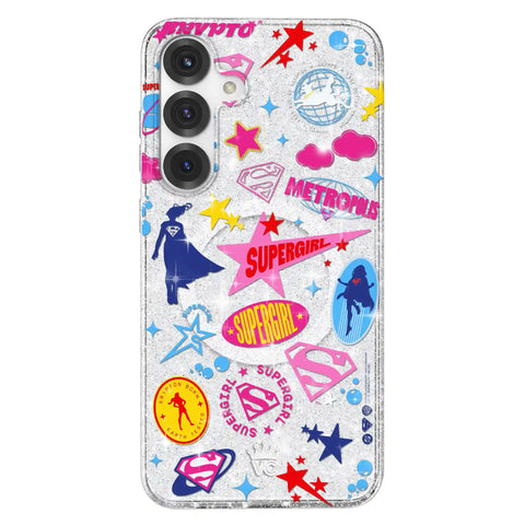 Supergirl Krypto Glitter Samsung Case