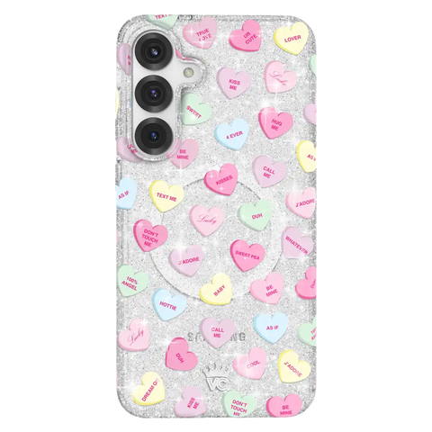Sweet Hearts Glitter Samsung Case
