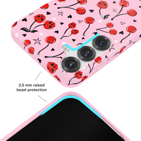 Sour Cherry Skulls Samsung Case