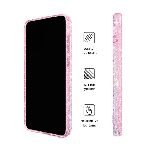 Wicked Glinda’s Bubble Glitter Samsung Case
