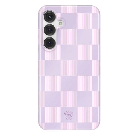 Lilac Vibe Checkered Samsung Case