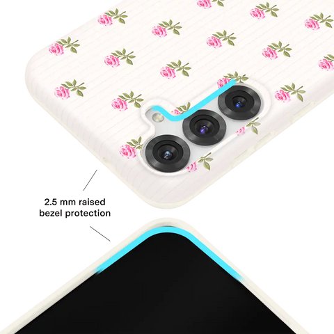 Pink Peony Floral Samsung Case