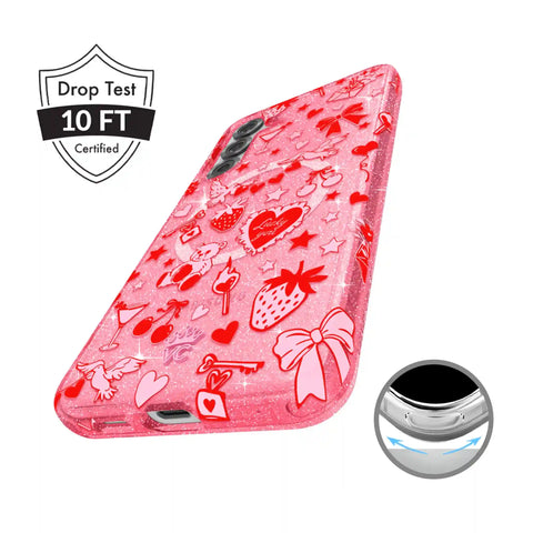 Be Mine Glitter Samsung Case