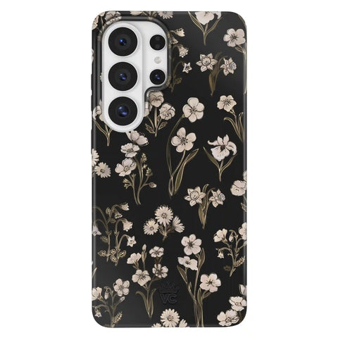 Nightbloom Gold Chrome Floral Samsung Case