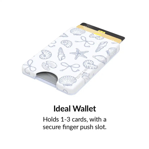 Coastal Seashells MagSafe Wallet