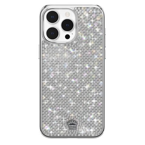 Chrome Caviar Crystals iPhone Case
