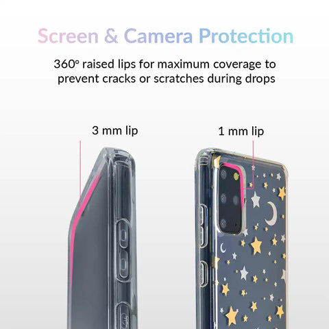 Starry Night Clear Samsung Case